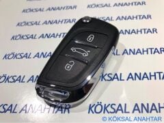 Citroen C3 C4 3 Butonlu Sustalıya Dönüşüm Kumanda Kabı