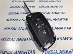 Citroen C3 C4 3 Butonlu Sustalıya Dönüşüm Kumanda Kabı