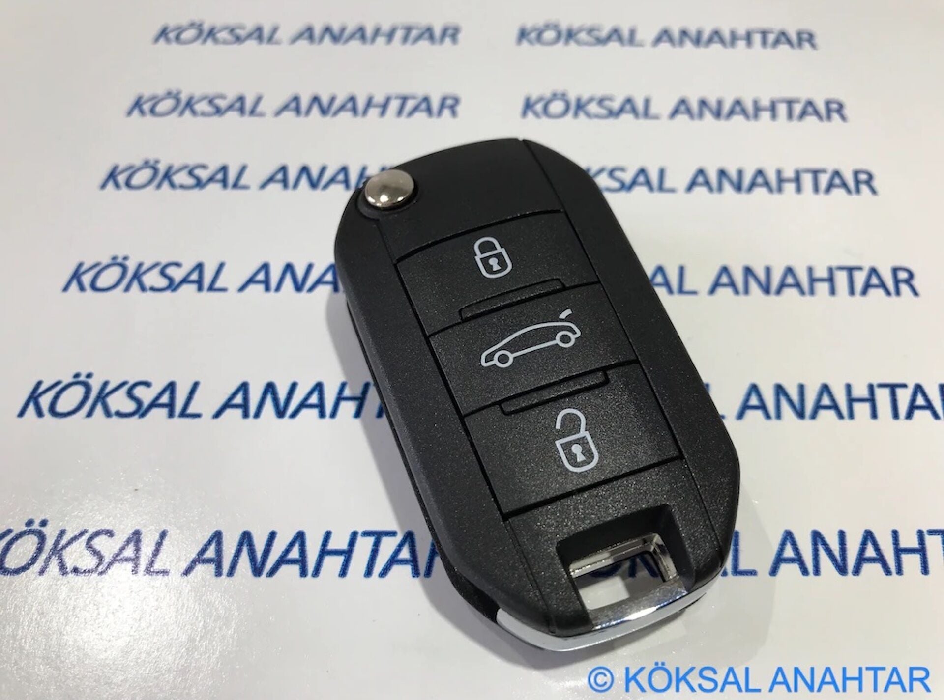 Citroen C-Elysee 3 Tuşlu Kumanda Kabı