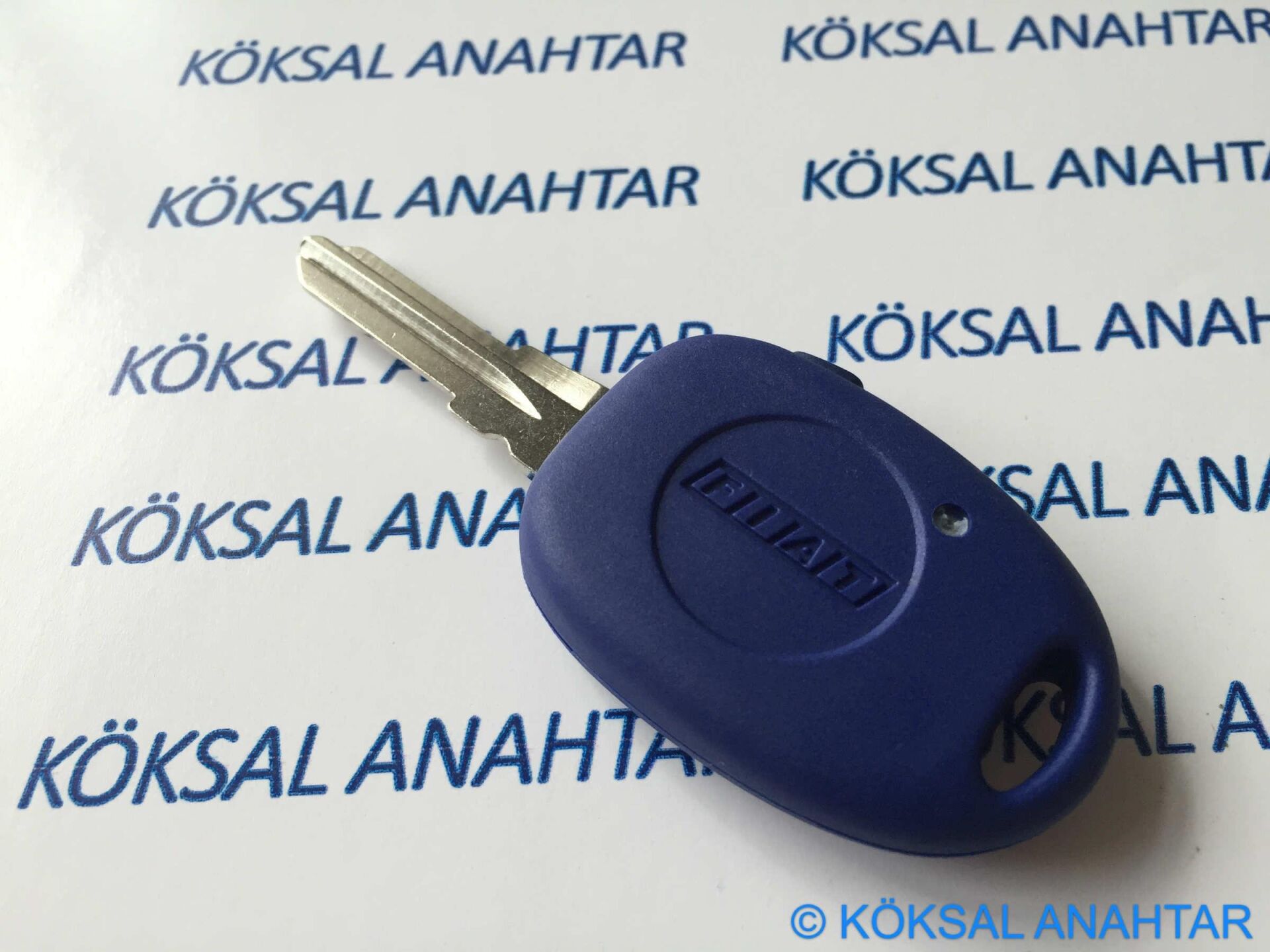 Fiat Siena Marea Yandan Tuşlu Mavi Renk Kumanda Kabı