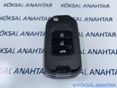 Honda Civic Accord (2014) 3 Tuşlu Kumanda Kabı