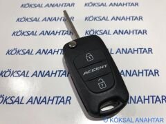 Hyundai Accent Blue 2 Tuşlu Kumanda Kabı