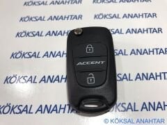 Hyundai Accent Blue 2 Tuşlu Kumanda Kabı