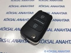 Hyundai Accent Blue 2 Tuşlu Kumanda Kabı