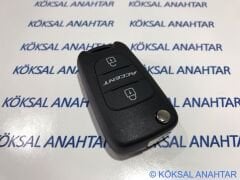 Hyundai Accent Blue 2 Tuşlu Kumanda Kabı