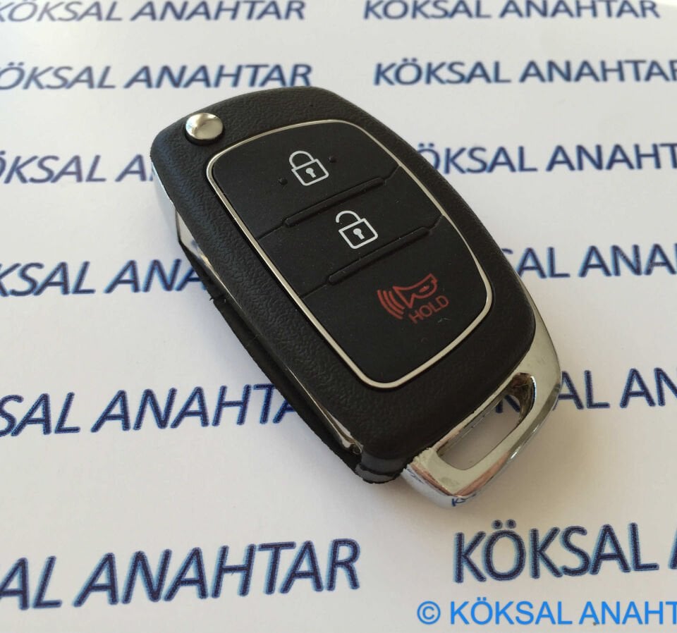 Hyundai I30 I20 3 Tuşlu Hold Butonlu Kumanda Kabı