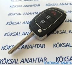Hyundai I30 I20 3 Tuşlu Hold Butonlu Kumanda Kabı