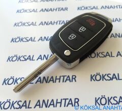 Hyundai I30 I20 3 Tuşlu Hold Butonlu Kumanda Kabı