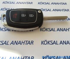 Hyundai I30 I20 3 Tuşlu Hold Butonlu Kumanda Kabı