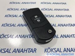 Mazda 2, 3, 6 Serisi Mazda Rx8 2 Tuşlu Kumanda Kabı