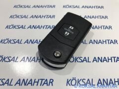 Mazda 2, 3, 6 Serisi Mazda Rx8 2 Tuşlu Kumanda Kabı