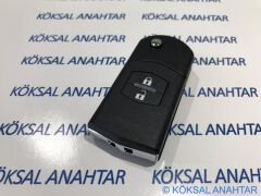 Mazda 2, 3, 6 Serisi Mazda Rx8 2 Tuşlu Kumanda Kabı