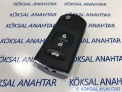 Mazda Rx8, Mazda 2, 3, 6 Serisi 3 Tuşlu Kumanda Kabı