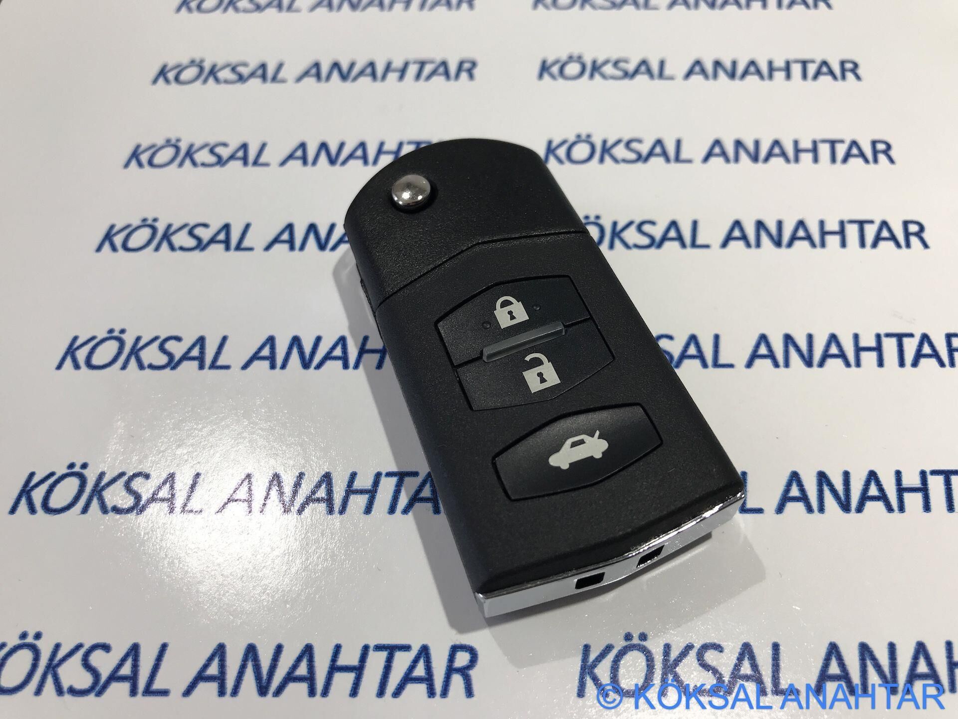 Mazda Rx8, Mazda 2, 3, 6 Serisi 3 Tuşlu Kumanda Kabı