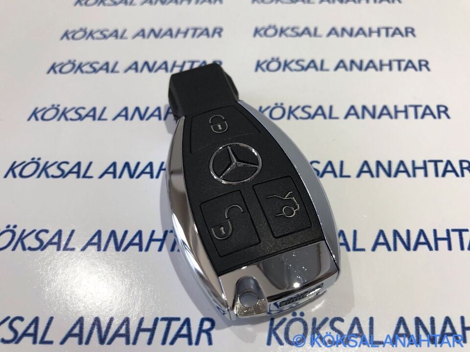 Mercedes-Benz Cla - C - E Serisi 3 Tuşlu Arkadan Pil Girişli Smart Kumanda Kabı