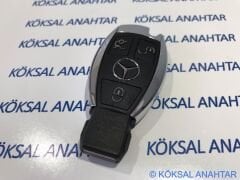Mercedes-Benz Cla - C - E Serisi 3 Tuşlu Arkadan Pil Girişli Smart Kumanda Kabı