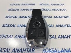 Mercedes-Benz Cla - C - E Serisi 3 Tuşlu Arkadan Pil Girişli Smart Kumanda Kabı