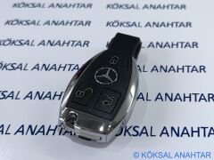 Mercedes-Benz C - E Serisi 3 Tuşlu Üstten Pil Girişli Smart Kumanda Kabı