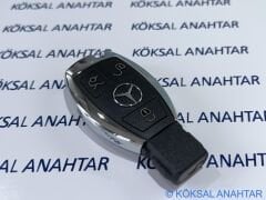 Mercedes-Benz C - E Serisi 3 Tuşlu Üstten Pil Girişli Smart Kumanda Kabı