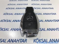 Mercedes A-C-Cla Serisi 2 Tuşlu Arkadan Pil Girişli Kumanda Kabı
