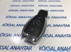 Mercedes A-C-Cla Serisi 2 Tuşlu Arkadan Pil Girişli Kumanda Kabı