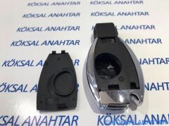 Mercedes A-C-Cla Serisi 2 Tuşlu Arkadan Pil Girişli Kumanda Kabı