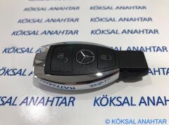 Mercedes A-C-Cla Serisi 2 Tuşlu Arkadan Pil Girişli Kumanda Kabı