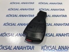 Mercedes-Benz Clk, Cl, Cls, E Serisi 3 Tuşlu Smart Kumanda Kabı