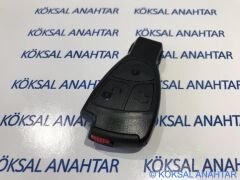 Mercedes-Benz Clk, Cl, Cls, E Serisi 3 Tuşlu Smart Kumanda Kabı