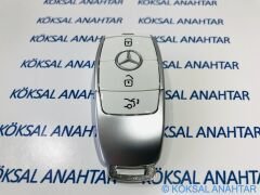 Mercedes-Benz Yeni Nesil Beyaz Renk 3 Tuşlu Smart Kumanda Kabı A, B, C, Cla, Gla, Cls, E Serisi