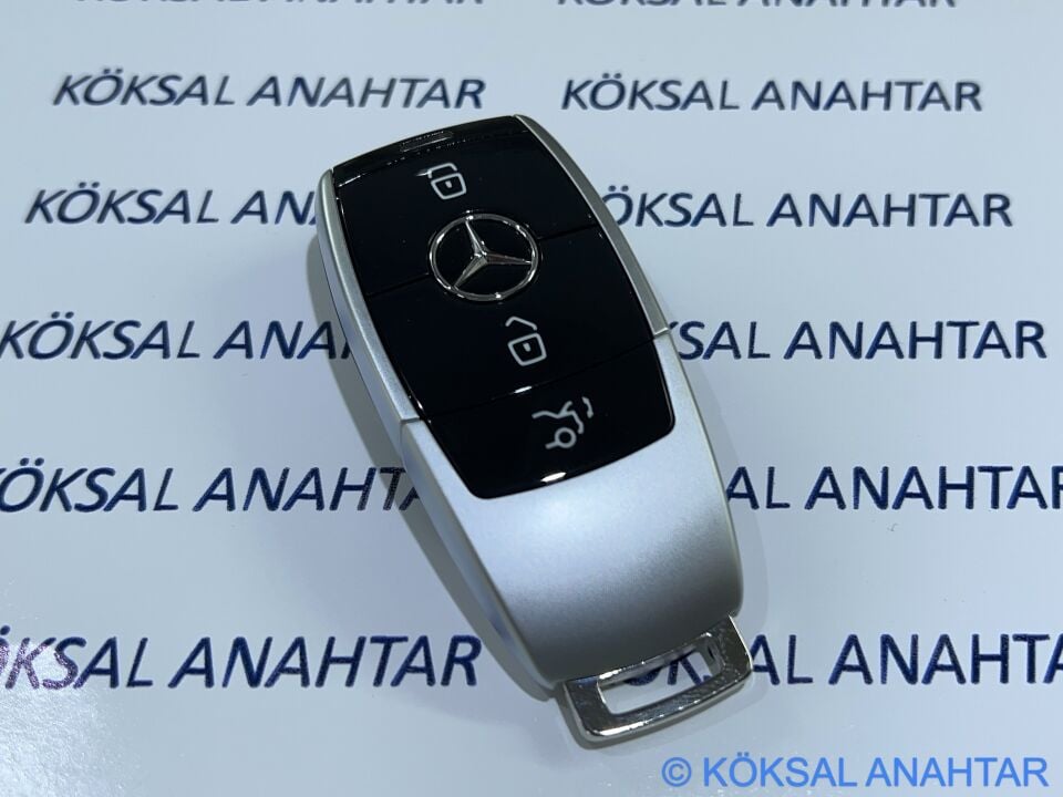 Mercedes-Benz A, B, C, Cla, Gla, Cls, E Serisi Yeni Nesil 3 Tuşlu Smart Kumanda Kabı