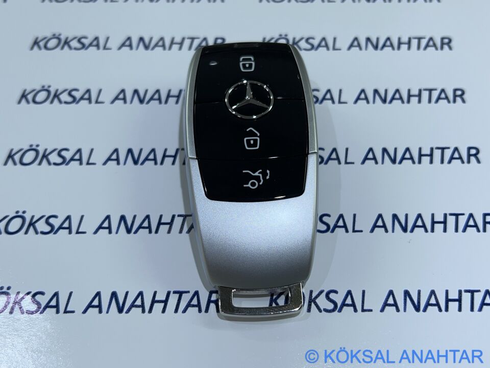 Mercedes-Benz A, B, C, Cla, Gla, Cls, E Serisi Yeni Nesil 3 Tuşlu Smart Kumanda Kabı