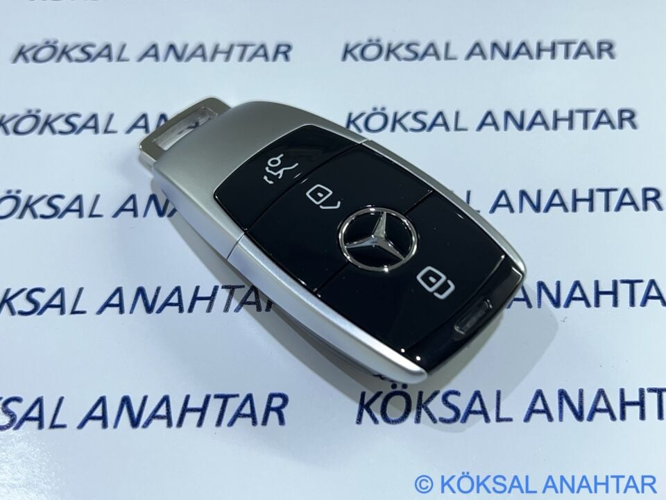 Mercedes-Benz A, B, C, Cla, Gla, Cls, E Serisi Yeni Nesil 3 Tuşlu Smart Kumanda Kabı