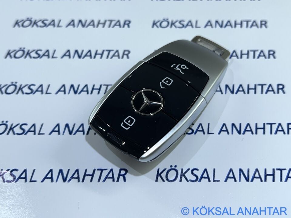 Mercedes-Benz A, B, C, Cla, Gla, Cls, E Serisi Yeni Nesil 3 Tuşlu Smart Kumanda Kabı