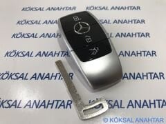 Mercedes-Benz A, B, C, Cla, Gla, Cls, E Serisi Yeni Nesil 3 Tuşlu Smart Kumanda Kabı