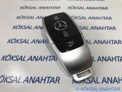 Mercedes-Benz A, B, C, Cla, Gla, Cls, E Serisi Yeni Nesil 3 Tuşlu Smart Kumanda Kabı