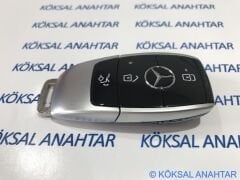 Mercedes-Benz A, B, C, Cla, Gla, Cls, E Serisi Yeni Nesil 3 Tuşlu Smart Kumanda Kabı
