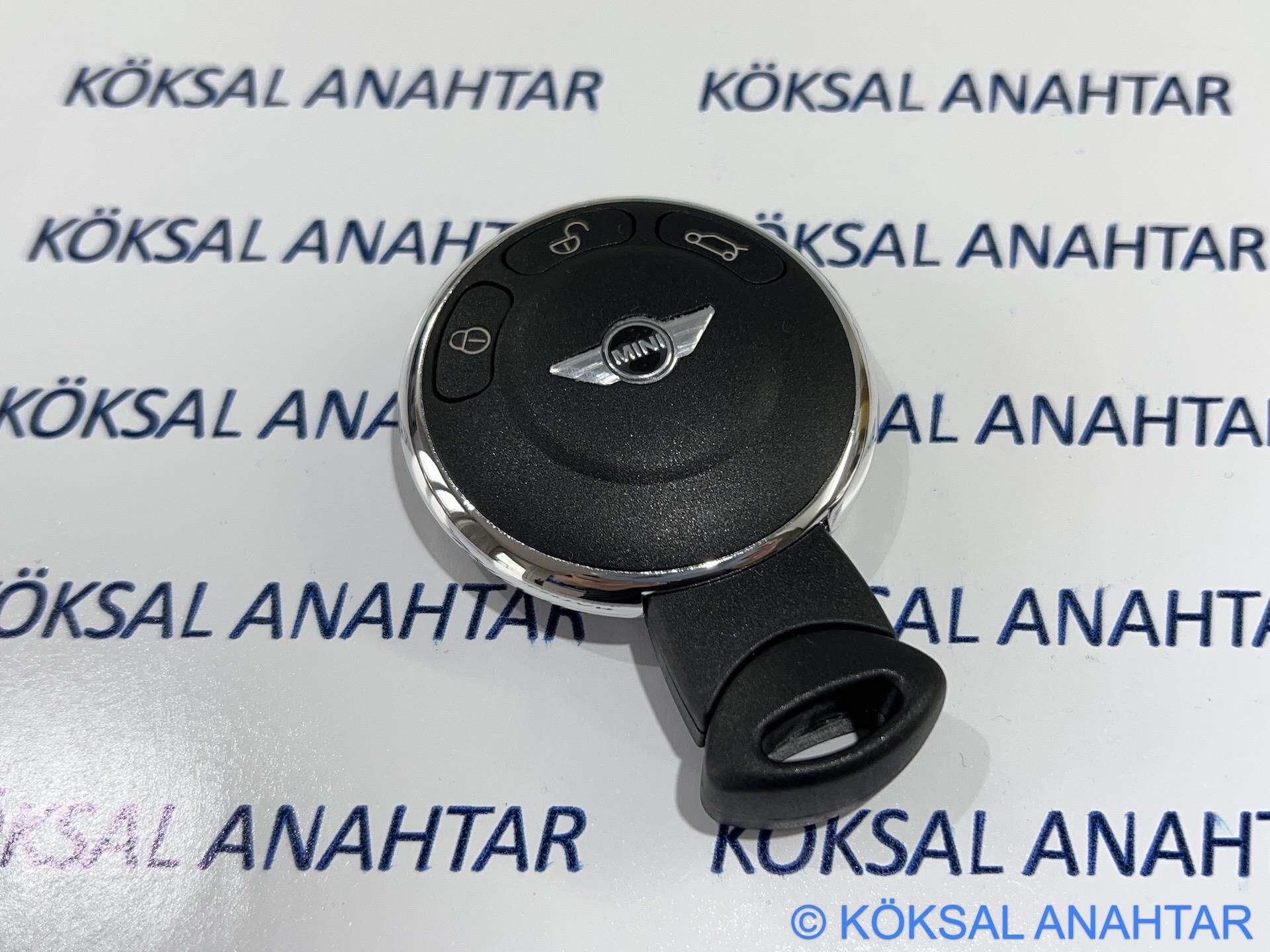 Mini Cooper, Clubman, Countryman 3 Tuşlu Şarjlı Pil Kumanda Kabı