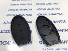 Nissan Qashqai X-Trail 3 Tuşlu Smart Kumanda Kabı