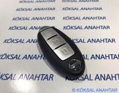 Nissan Qashqai X-Trail 3 Tuşlu Smart Kumanda Kabı