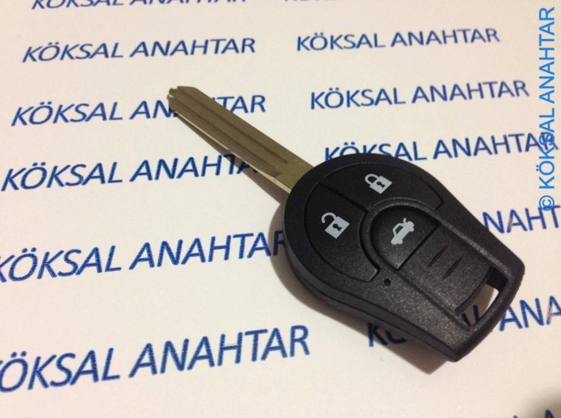 Nissan Juke 3 Tuşlu Kumanda Kabı