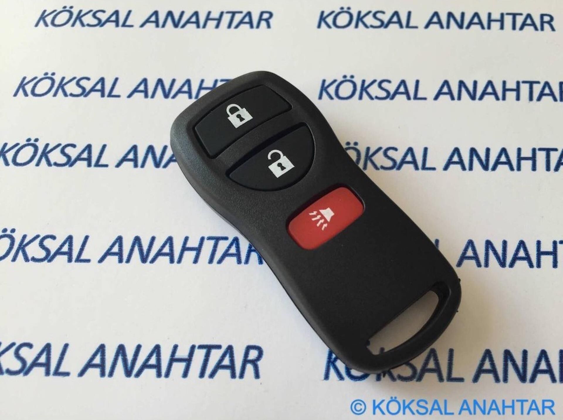 Nissan 3 Tuşlu Hold Butonlu Kumanda Kabı