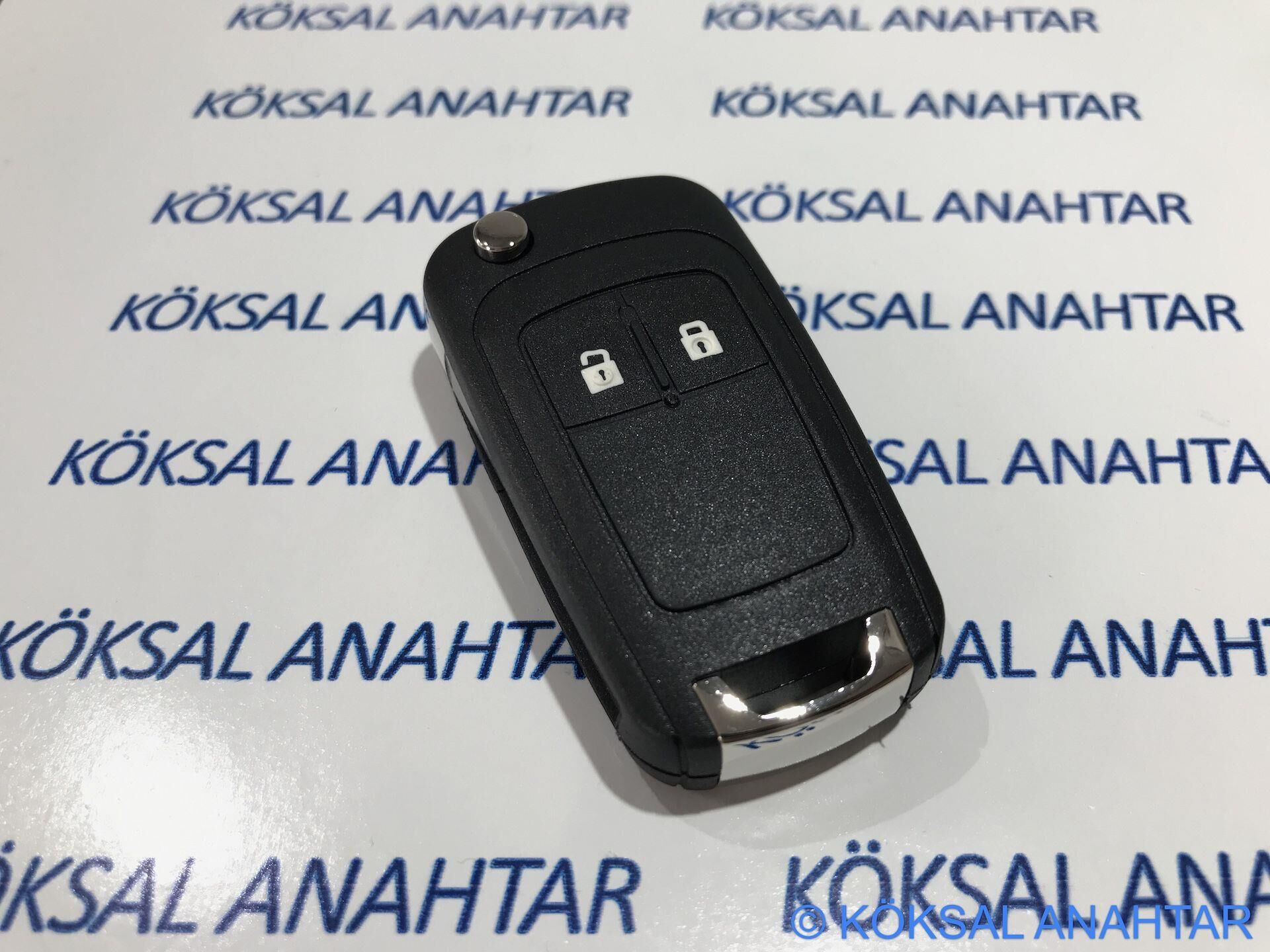 Opel Astra J, Insignia, Mokka 2 Tuşlu Orijinal Gömme Logolu Kumanda Kabı
