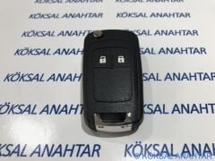 Opel Astra J, Insignia, Mokka 2 Tuşlu Orijinal Gömme Logolu Kumanda Kabı