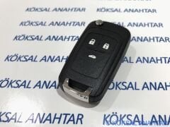 Opel Astra J, Insignia, Mokka 3 Tuşlu Orijinal Gömme Logolu Kumanda Kabı