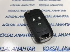 Opel Astra J, Insignia, Mokka 3 Tuşlu Orijinal Gömme Logolu Kumanda Kabı