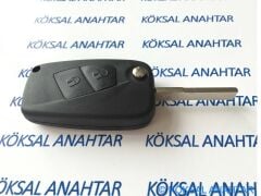 Peugeot Bipper 2 Tuşlu Kumanda Kabı