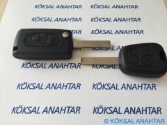 Peugeot 307 2 Tuşlu Sustalı Dönüşüm Kumanda Kabı