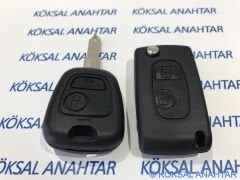 Peugeot 206 2 Tuşlu Sustalı Dönüşüm Kumanda Kabı