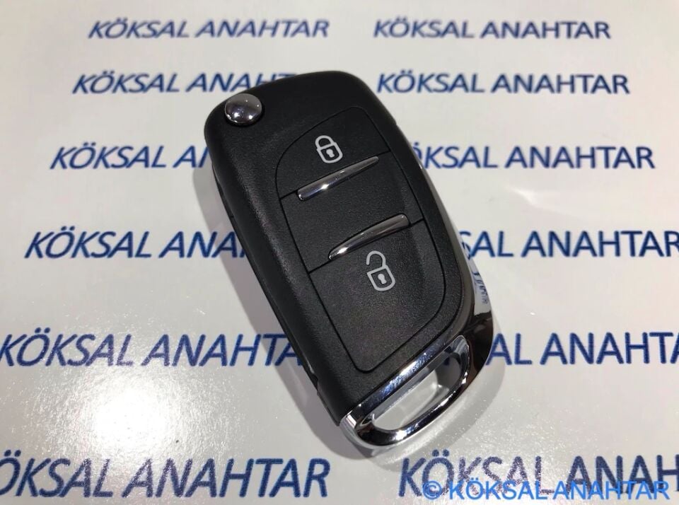 Peugeot 206 307 2 Tuşlu Yeni Sustalıya Dönüşüm Kumanda Kabı